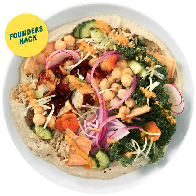 Colin’s Extra-Veg Hummus Bowl