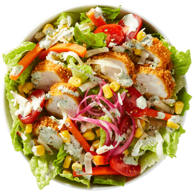 Crispy Chicken Ranch Salad