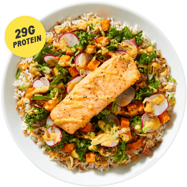 Salmon Miso Ginger Bowl