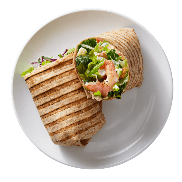 Shrimp Caesar Wrap