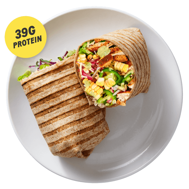 Summer Corn Caesar Wrap