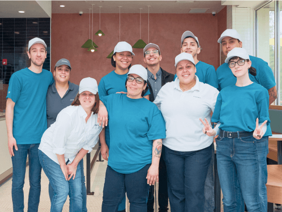 Chopt team members posing for a picture