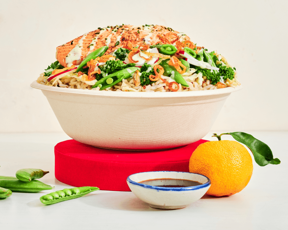 Wasabi Salmon Bowl