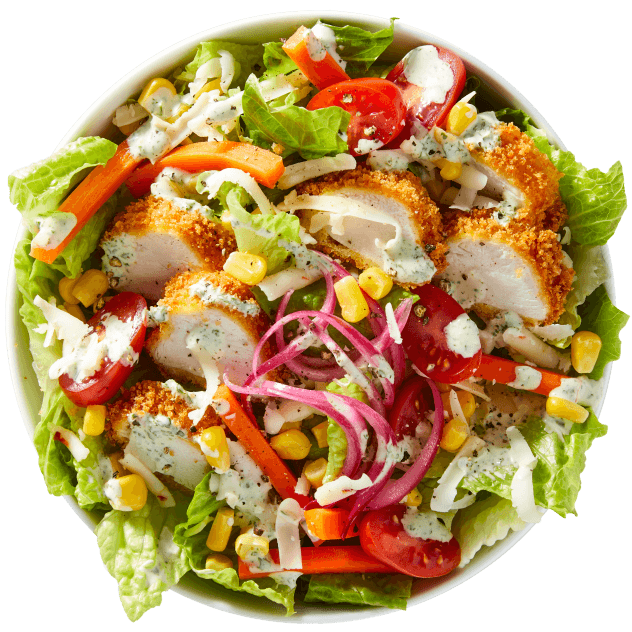 Crispy Chicken Ranch Salad